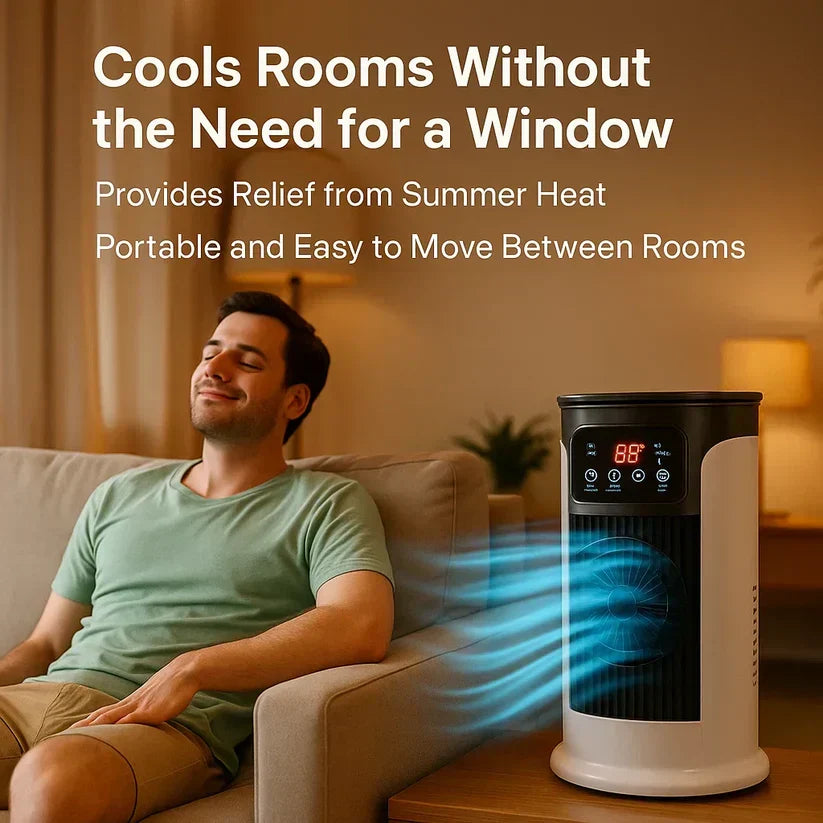 Climatiseur Portable Unisexe - Sans Fenêtre & Économe en Énergie