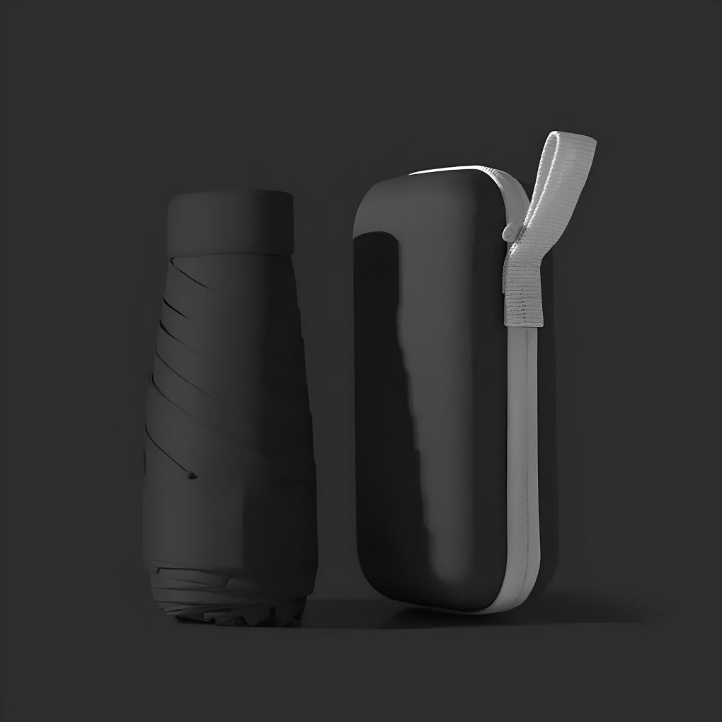 Parapluie de Voyage Compact avec Étui Imperméable
