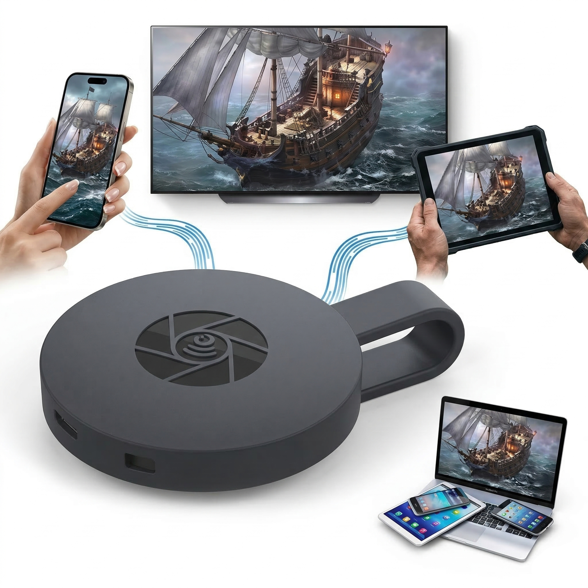 Adaptateur de Duplication d’Écran Sans Fil pour Téléviseur