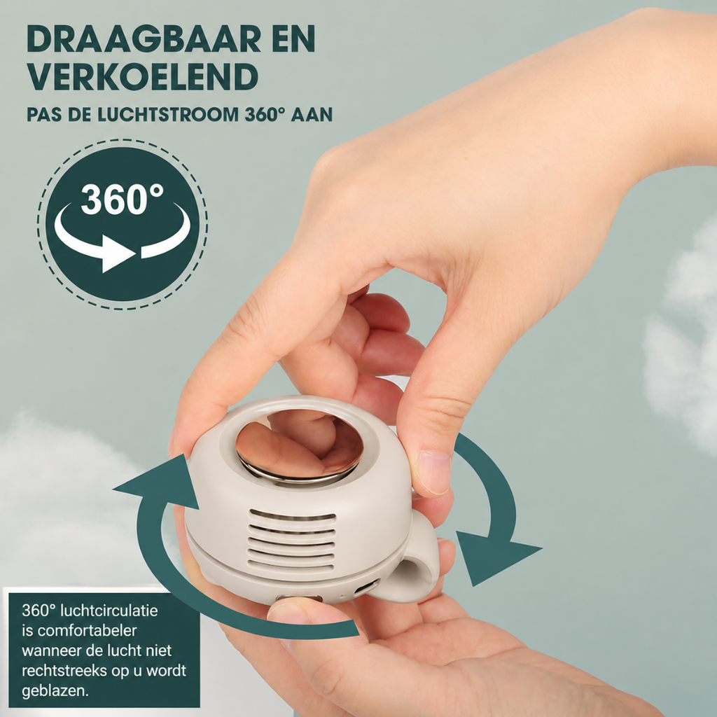 CoolClip™ – Ventilateur Portable avec Clip
