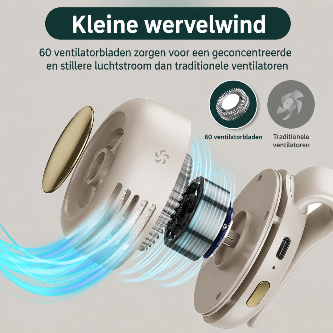 CoolClip™ – Ventilateur Portable avec Clip