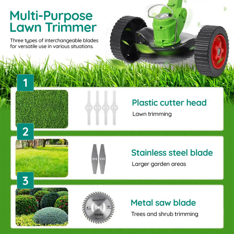 Coupe-bordure Électrique Sans Fil pour un Entretien de Jardin Sans Effort
