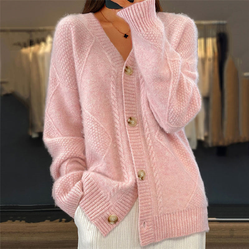 Cardigan ouvert à manches longues confortable pour femmes