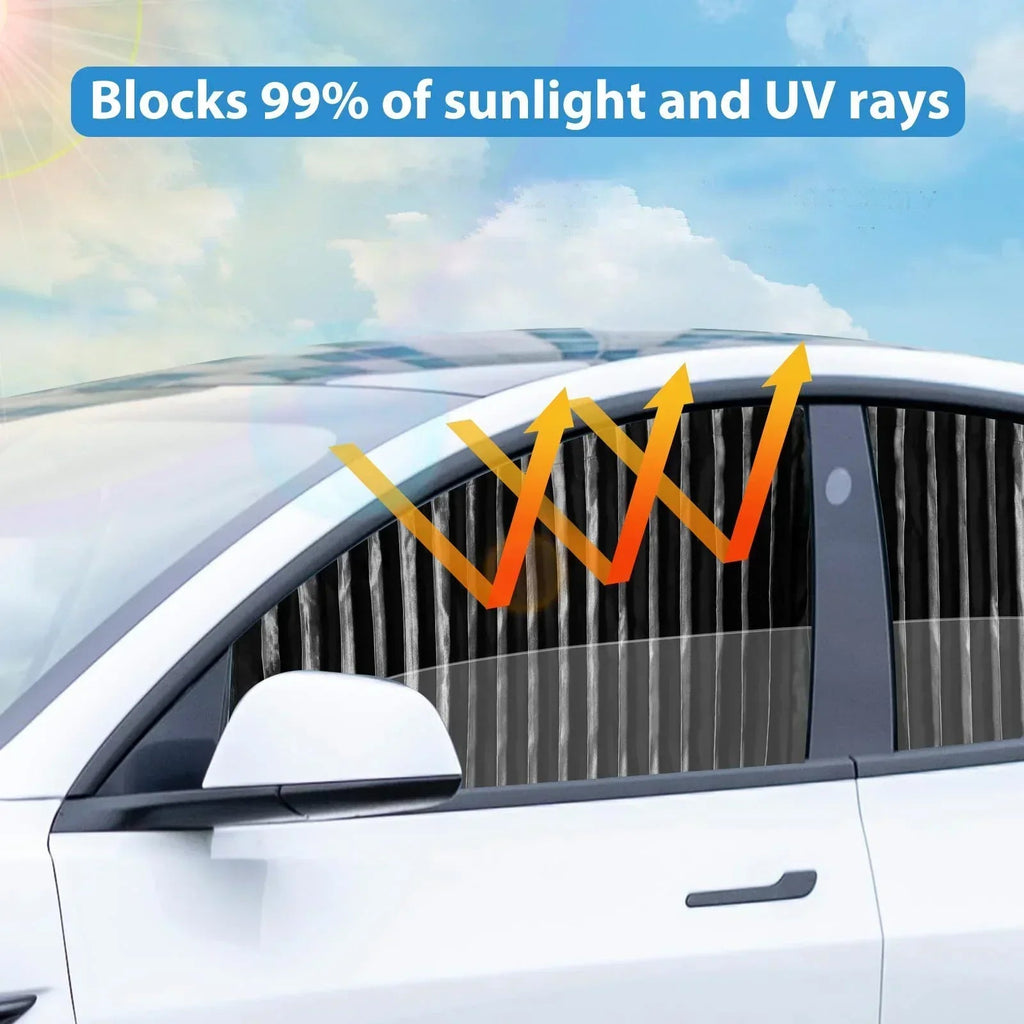 Pare-soleil magnétique bloquant les UV pour fenêtres latérales de voiture