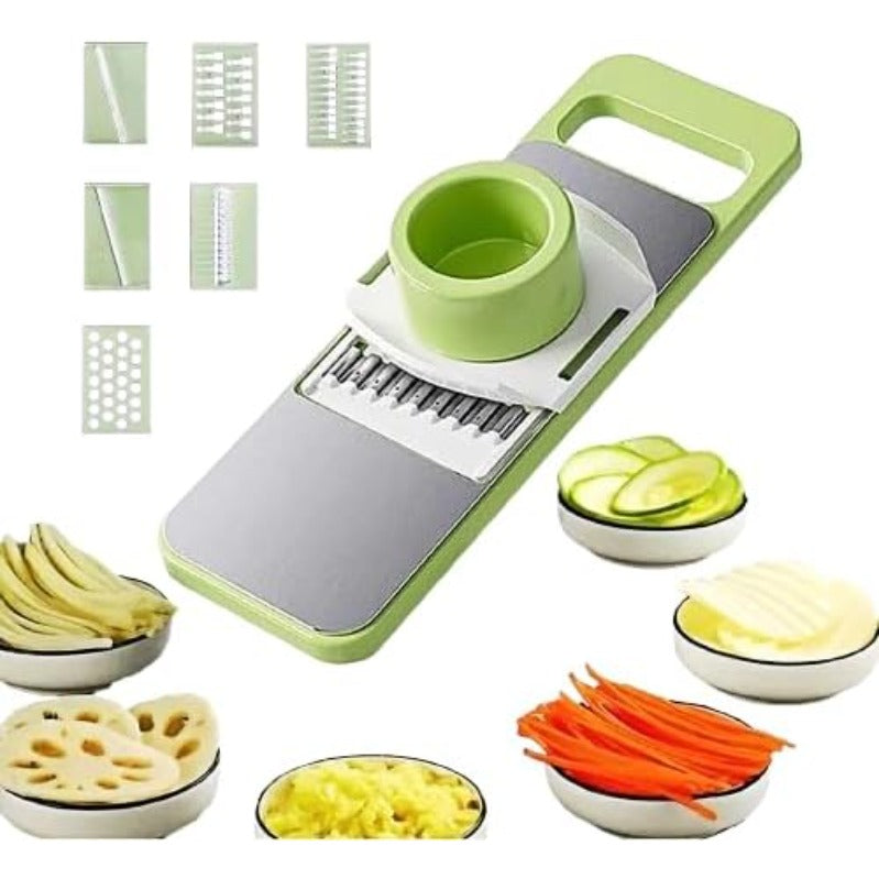 Woyuosn 6-en-1 Mandoline Slicer SafePrep