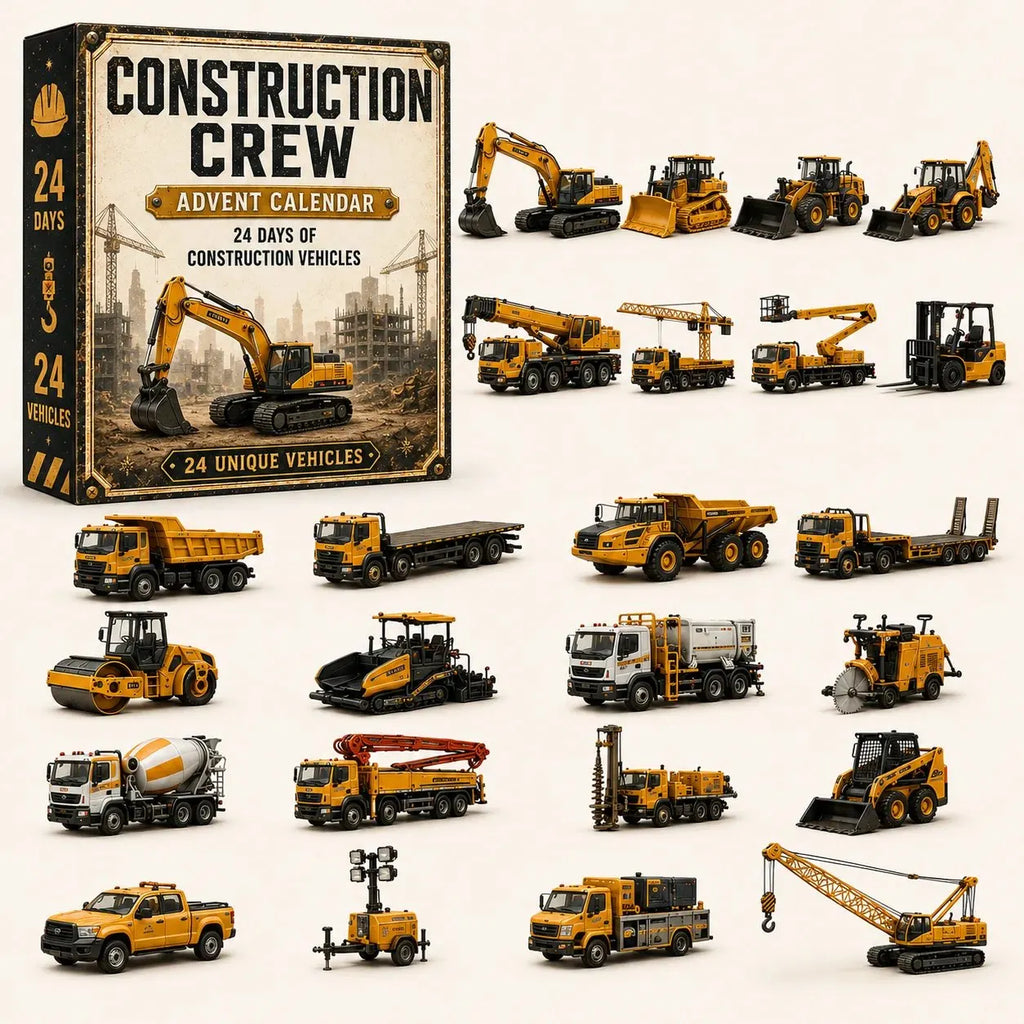 🚧Construisez la Collection de Flotte Calendrier de l'Avent de Véhicules de 24 Jours | ✨Une Nouvelle Aventure Chaque Matin