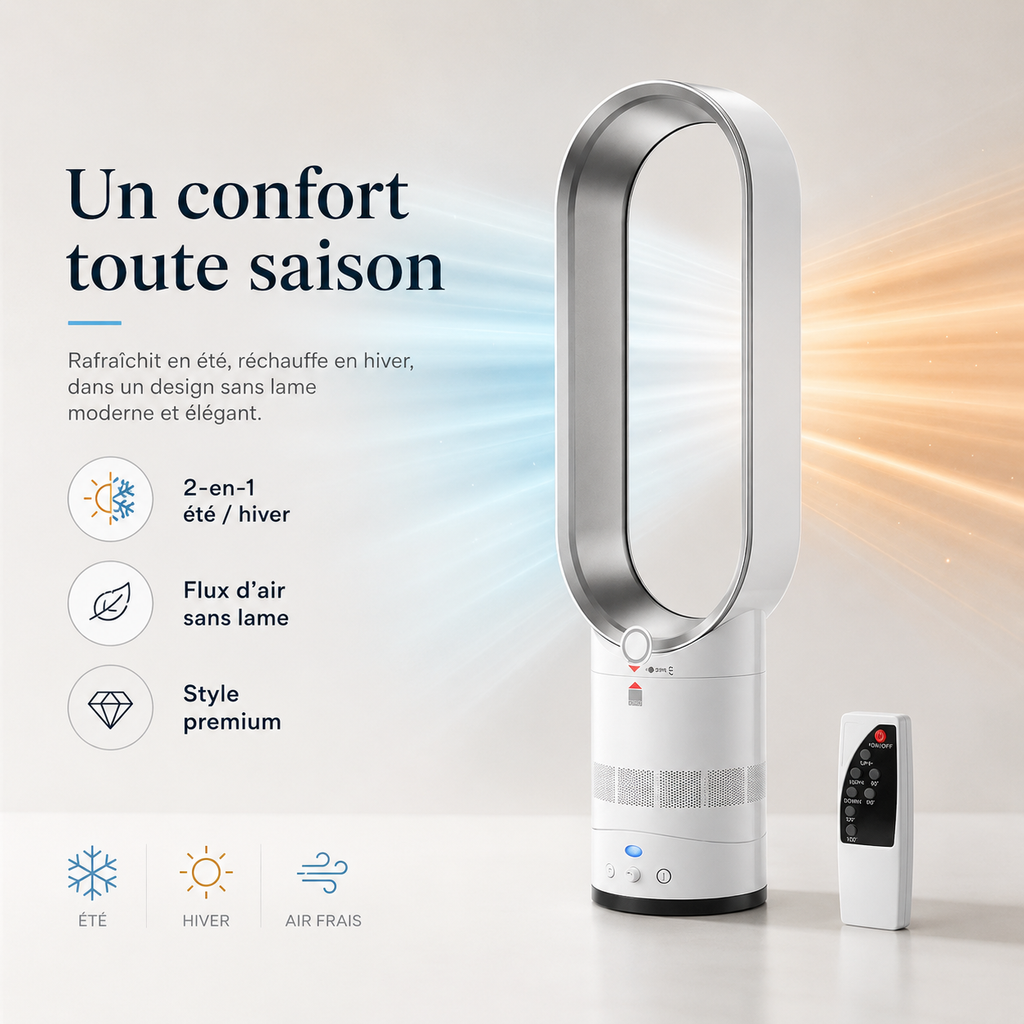 Unité de Tour Sans Lame AeroLuxe Pour un Confort Toute Saison