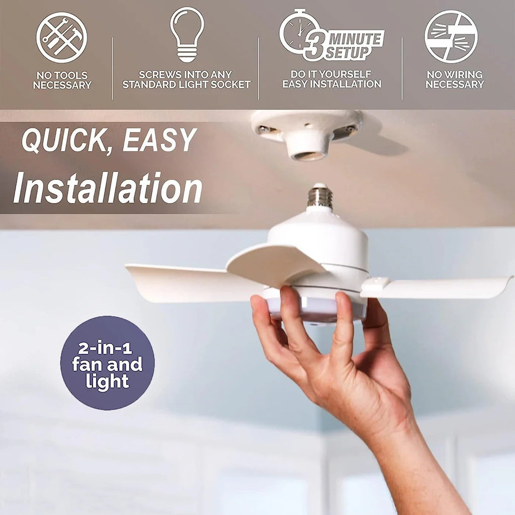 AeroLuma™ 40W LED Plafonnier Ventilateur — Confort Frais Instantané et Éclat Brillant, Sans Tracas