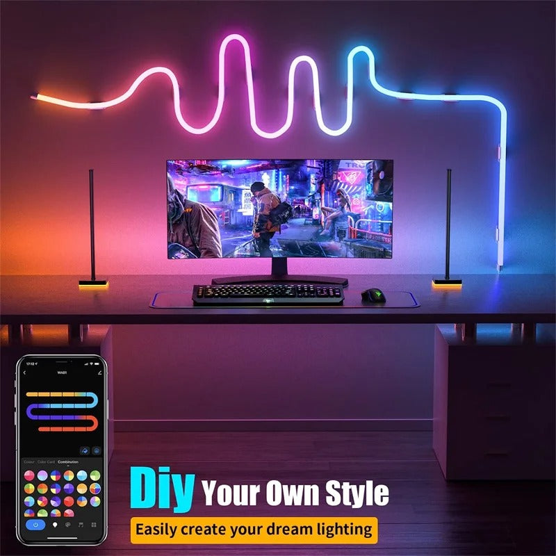 Smartstripe™ | Bandes LED Néon – Transformez chaque pièce en une expérience