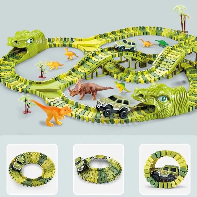 Kletshuts™ FlexibleTrack - Ensemble de jouets de rails flexibles