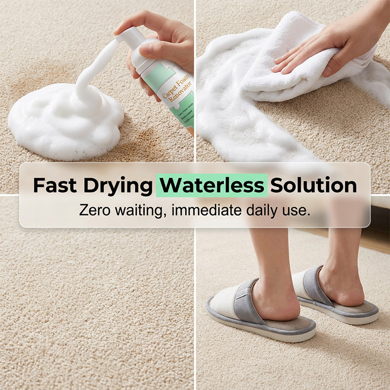 AquaDry™ — Éliminez les taches instantanément et profitez de tapis frais et secs à chaque fois