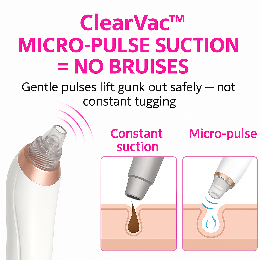 ClarifyPulse™ — Libérez une peau radieuse, sans points noirs, que vous ne pouvez pas vous empêcher de toucher