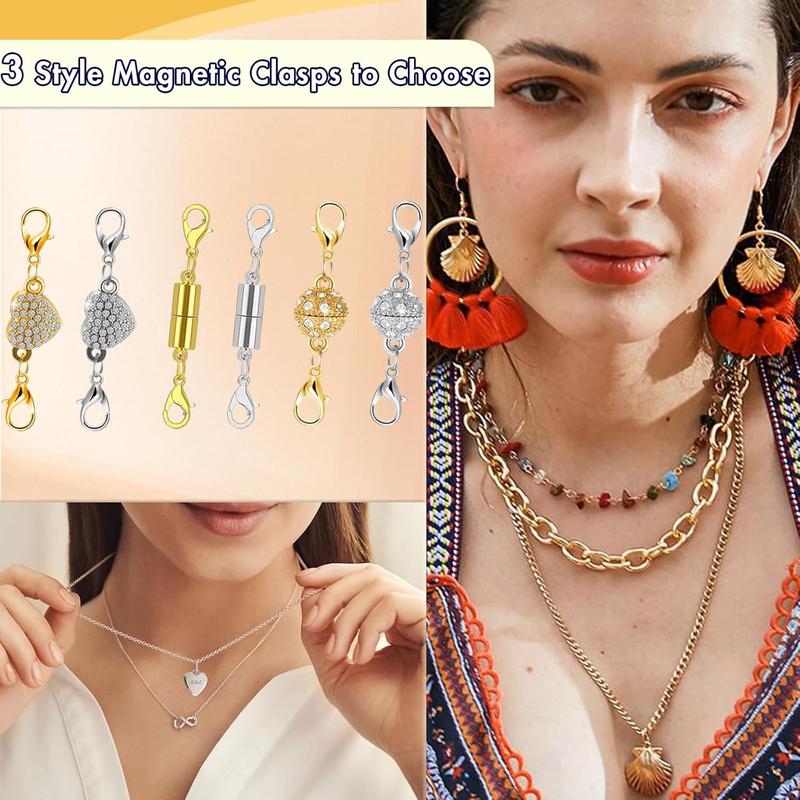 Extensions de Fermoirs Magnétiques pour Bijoux Polyvalents