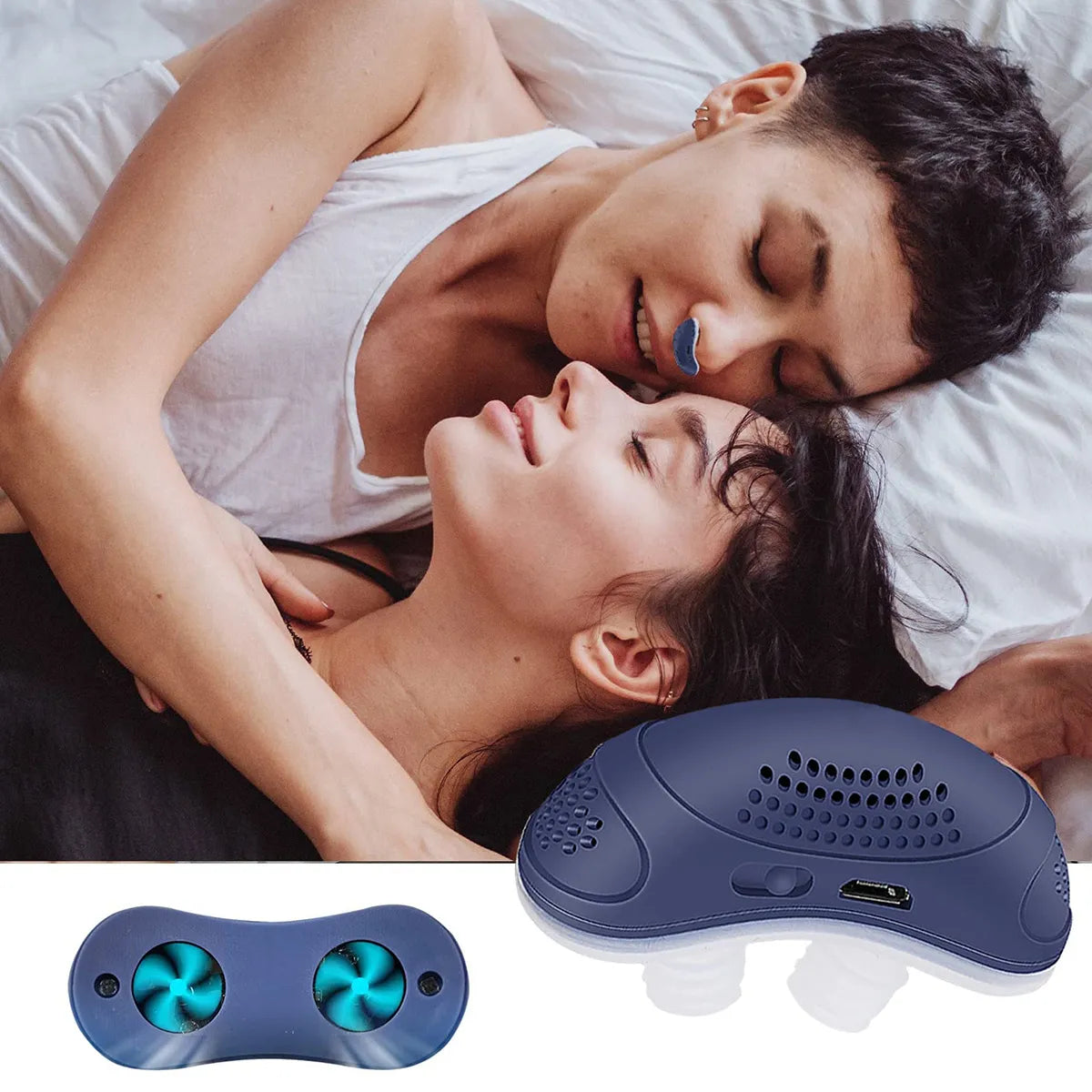 AirNova™ — Dormez librement et réveillez-vous rafraîchi sans masques ni bruit