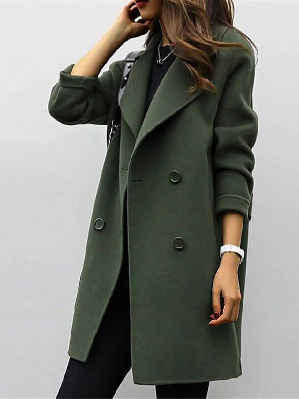 Manteau d'Hiver Croisé