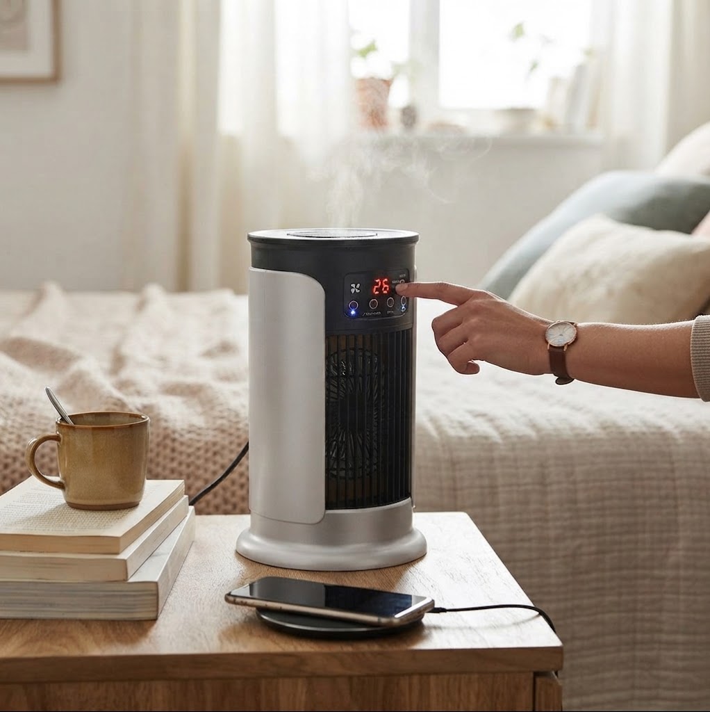 Climatiseur Portable Compact avec Efficacité Énergétique et Fonction Déshumidificateur pour un Confort Tout au Long de l'Année
