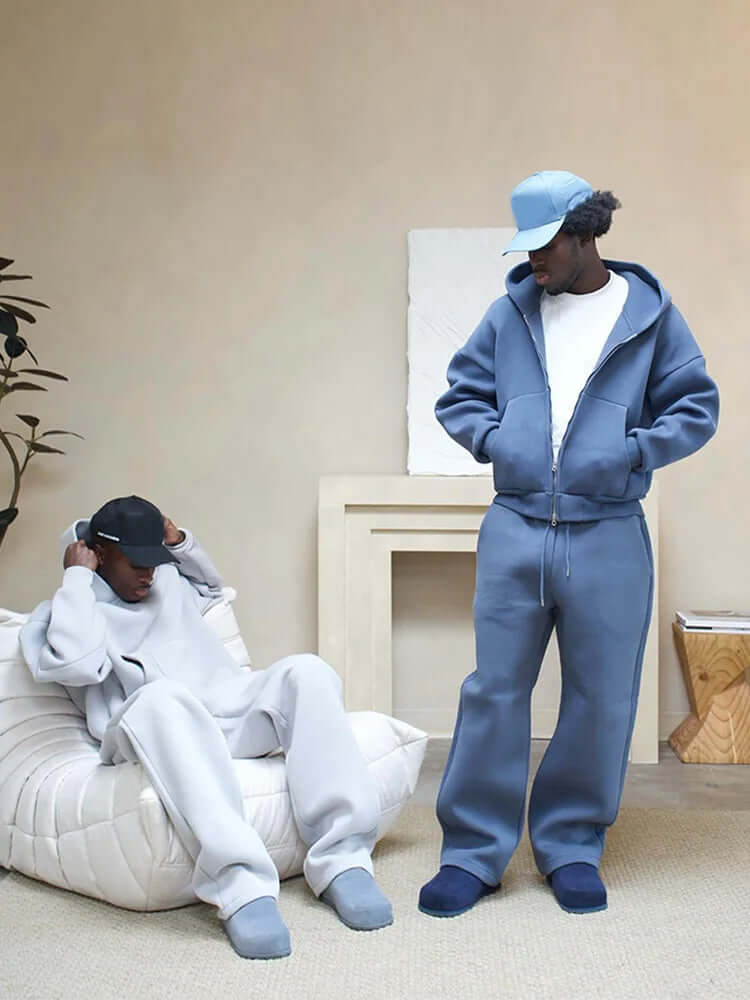 Ensemble de survêtement décontracté surdimensionné pour hommes