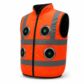 Gilet de Refroidissement Léger et Respirant avec Ventilateur Intégré