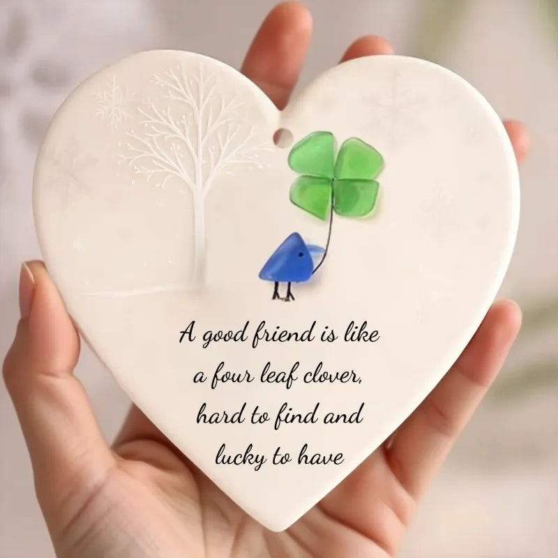 Mareya – Décor d'amitié en verre de mer fait main