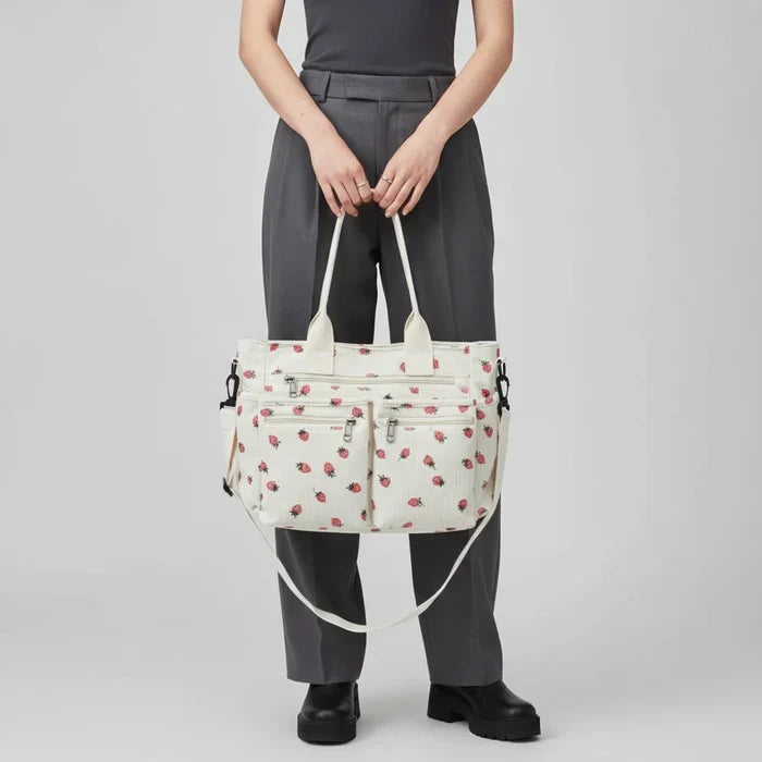 Sac à bandoulière Norélia - Sac en velours côtelé vintage