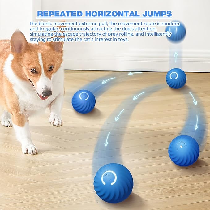 BarkBounce - Balle Interactive pour Chien