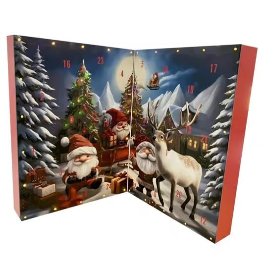 Calendrier de l'Avent GnomeJoy | Compte à rebours festif de Noël avec des charmantes figurines de gnomes !