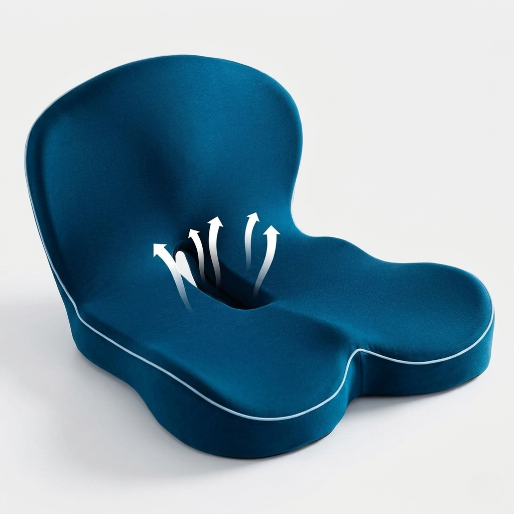 Coussin d’Assise en Mousse à Mémoire de Forme pour Confort et Posture