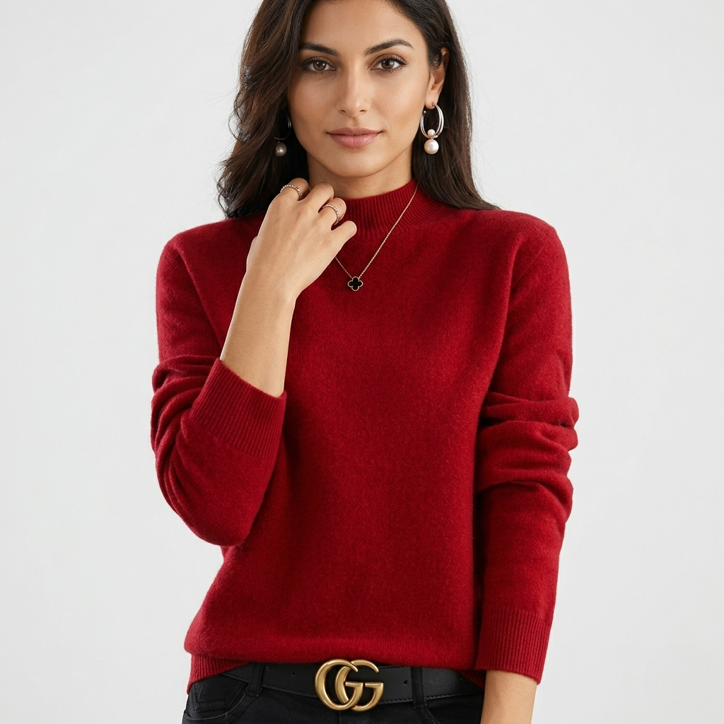 Pull Femme en Maille Douce Élégant Chaud