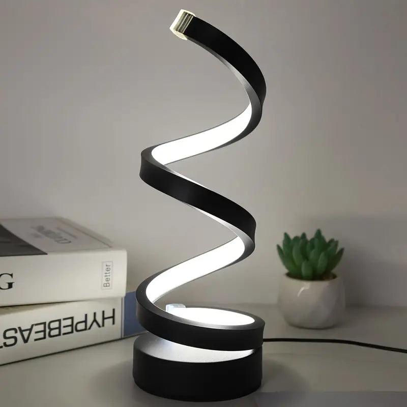 SPIRALUX – Lampe de table LED en spirale au design moderne (Dimmable)