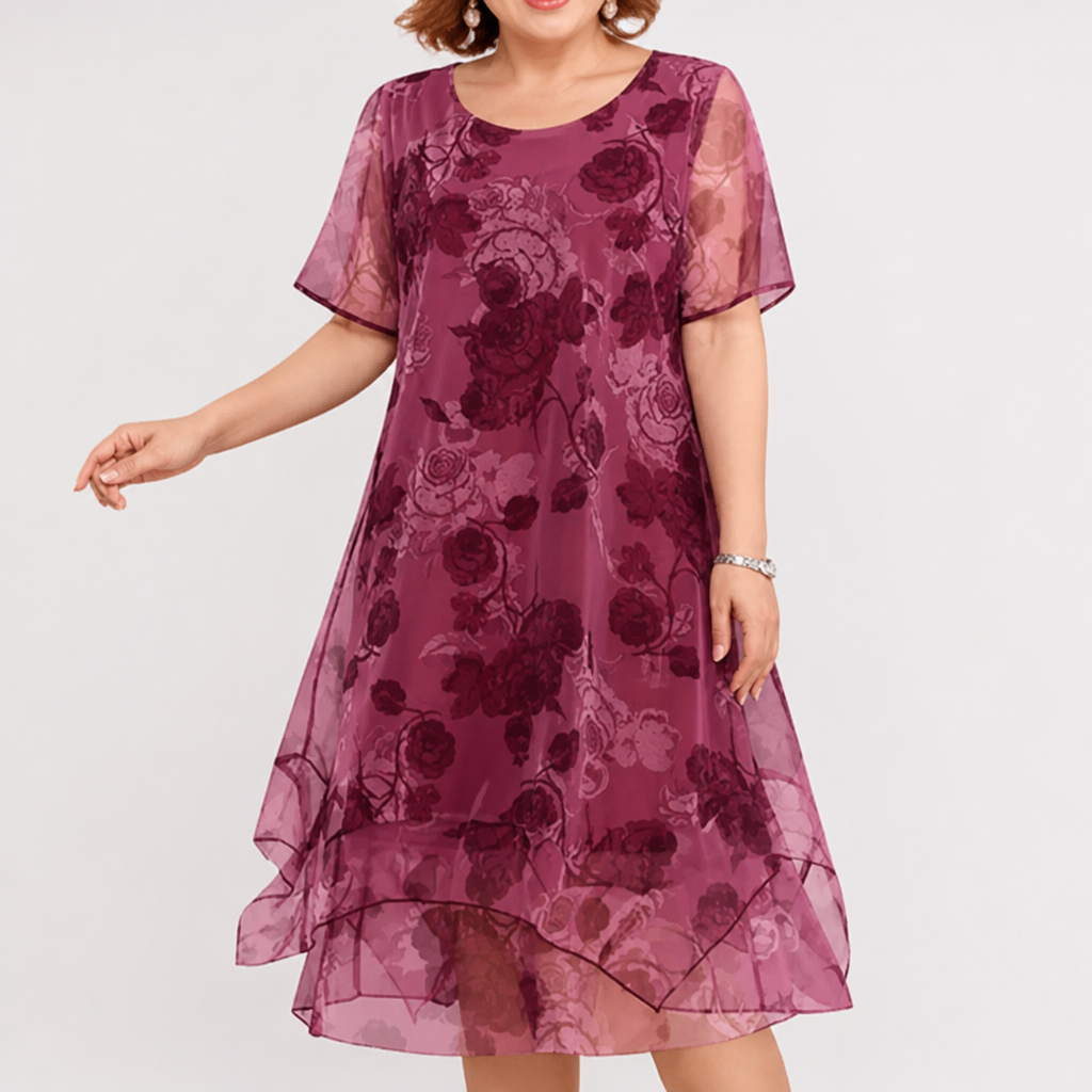 Robe Imprimée Légère Avaelia™ — Élégance Effortless Qui Vous Accompagne Toute La Journée