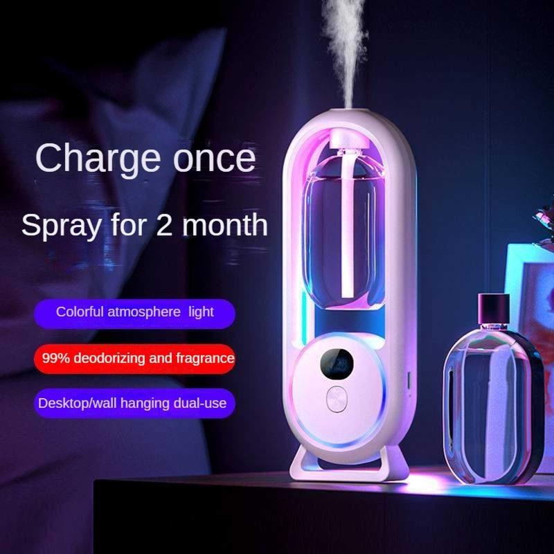 Diffuseur de Parfum Intelligent AromaGlow 360° – Fraîcheur Durable