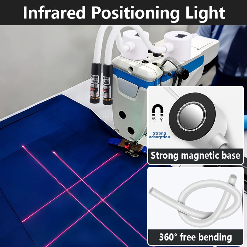 🔥VENTE DE NOUVEL AN - Laser de Positionnement Magnétique pour Machine à Coudre