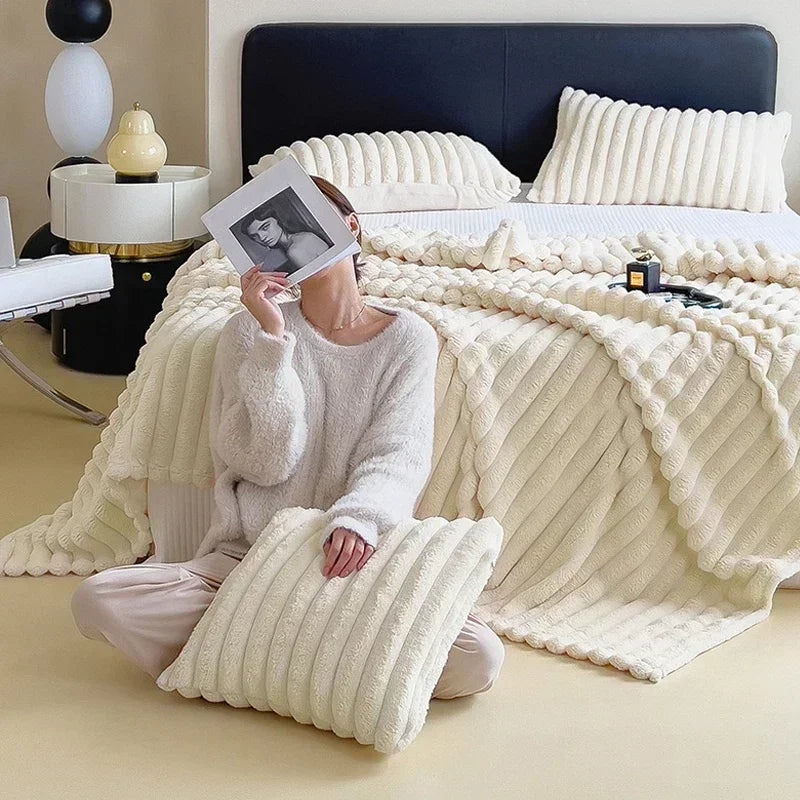 Couverture Maxi Hiver en Peluche Douce - LuxuraWrap