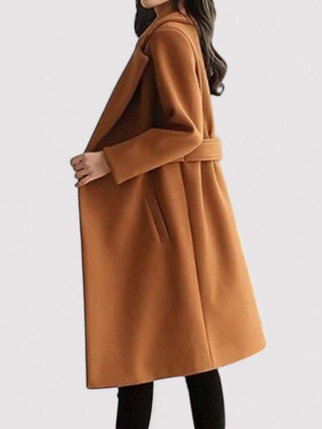 Manteau d'Hiver avec Ceinture