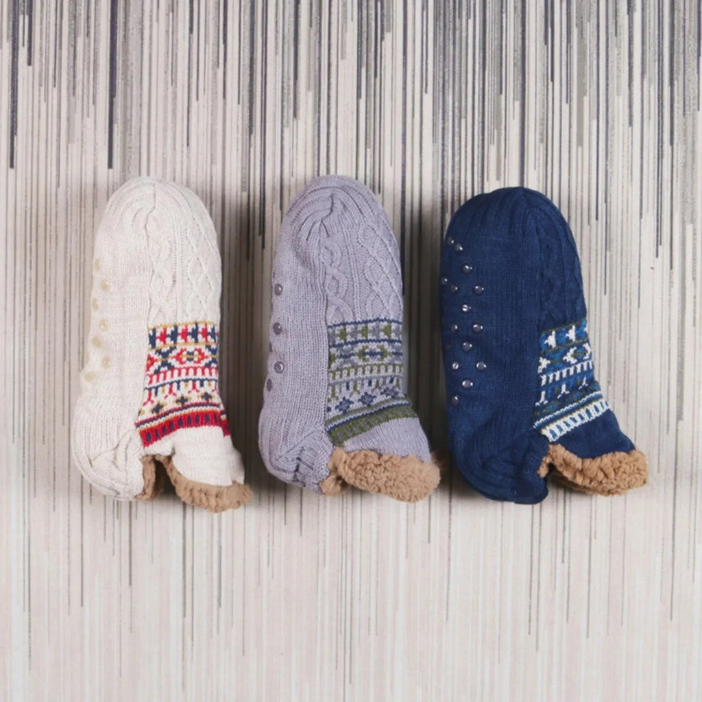 Chaussettes Antidérapantes Chaudes d'Hiver