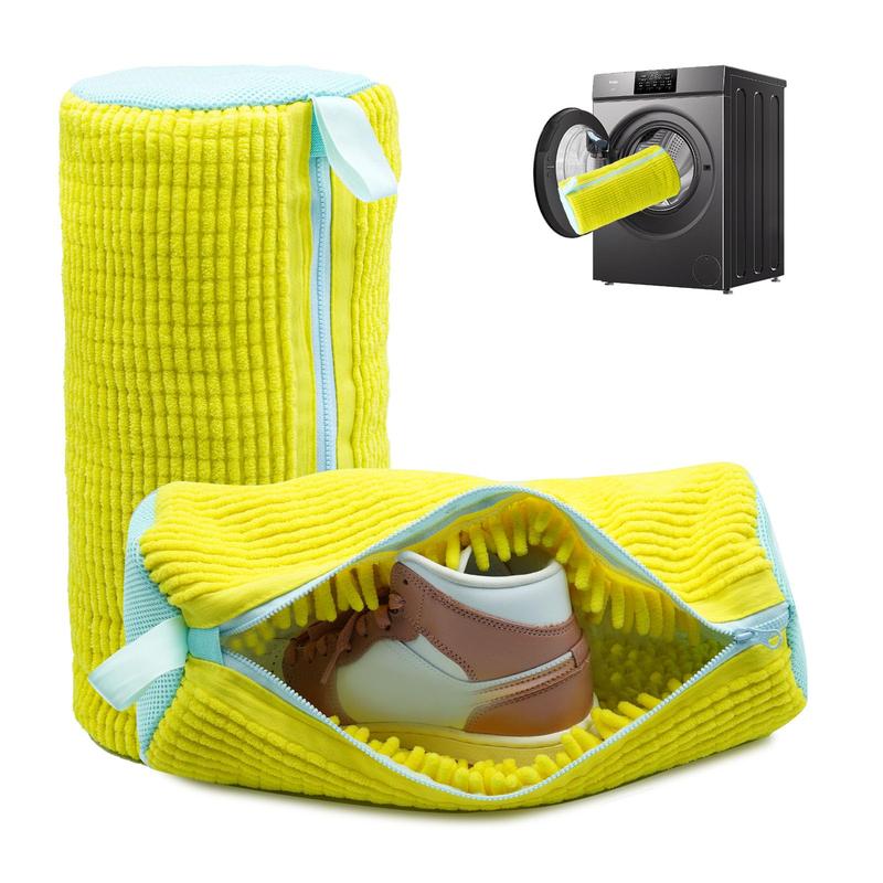 Sac de Lavage pour Chaussures en Microfibre Chenille – Protection Douce et Efficace en Machine
