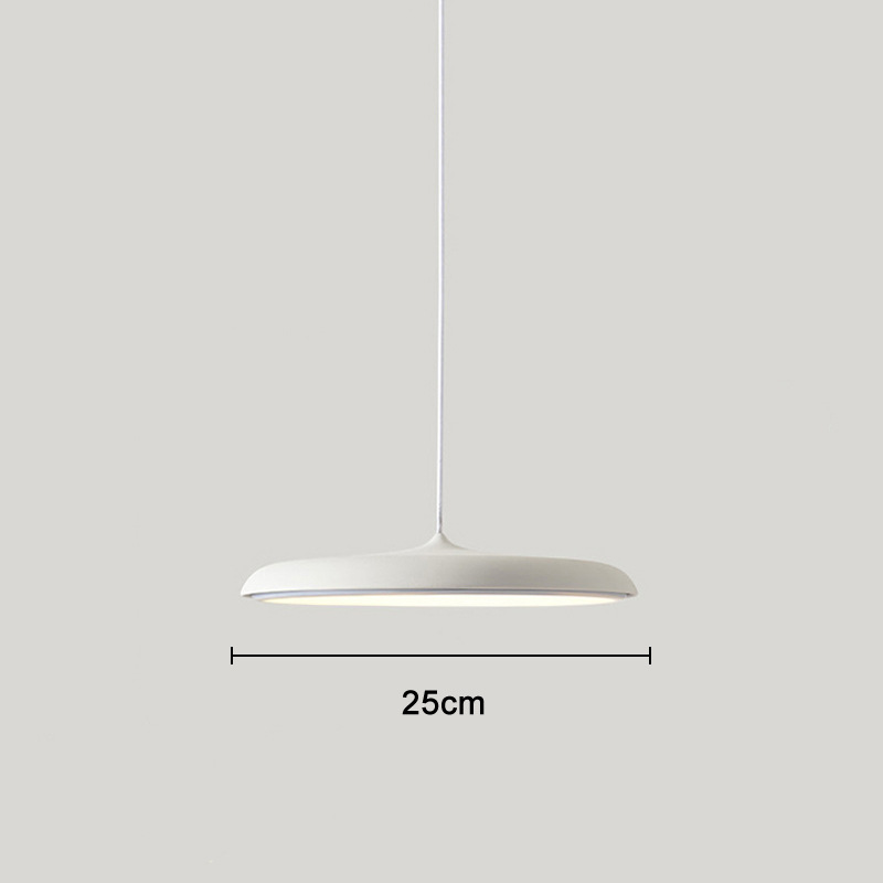 Lustre de style scandinave avec LED, métal et acrylique