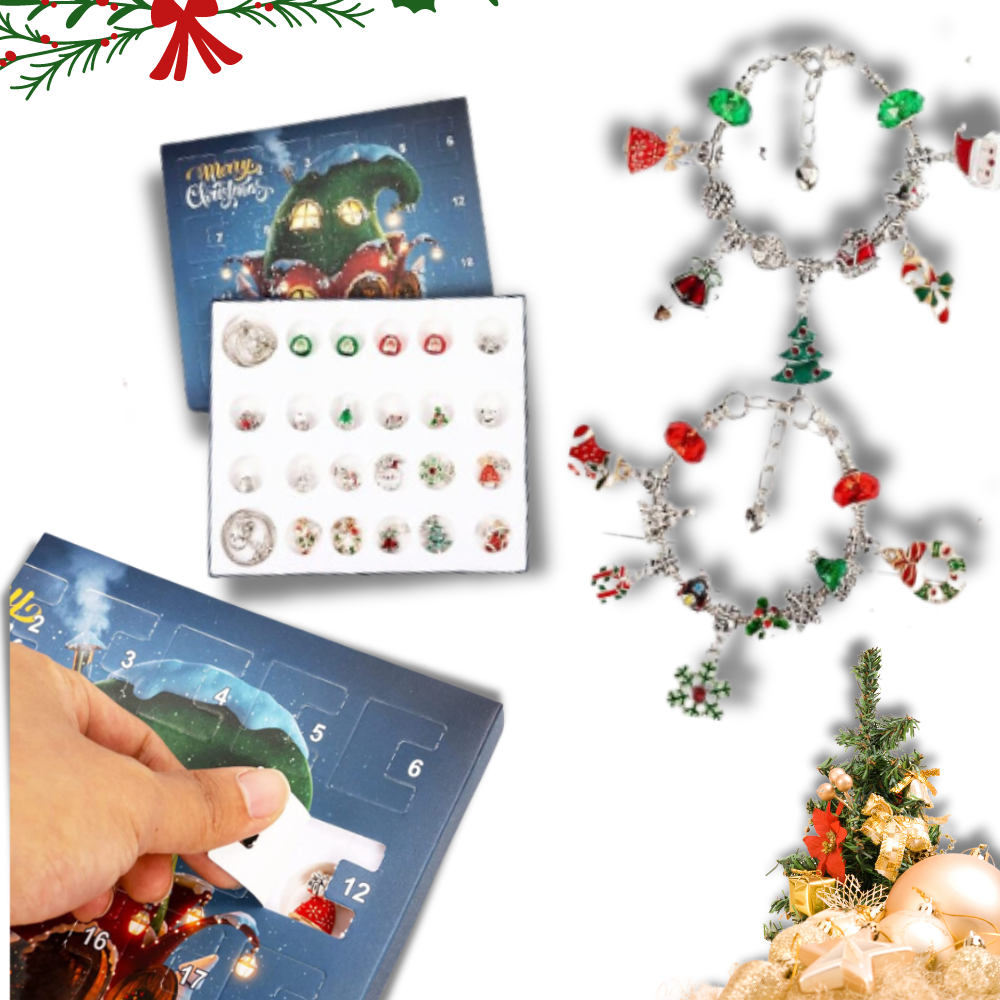 Calendrier de l'Avent DIY 2026 pour Filles – Ensemble de Bijoux et Bracelets
