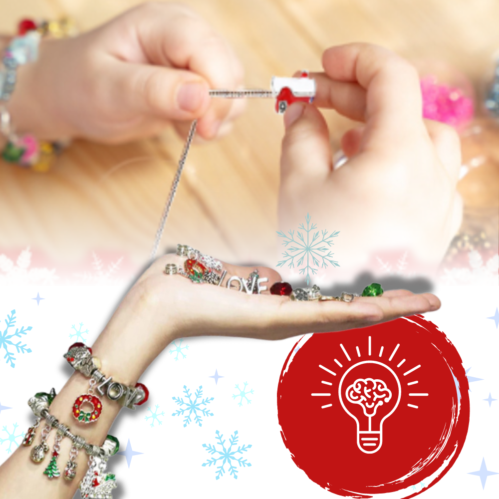 Calendrier de l'Avent DIY 2026 pour Filles – Ensemble de Bijoux et Bracelets