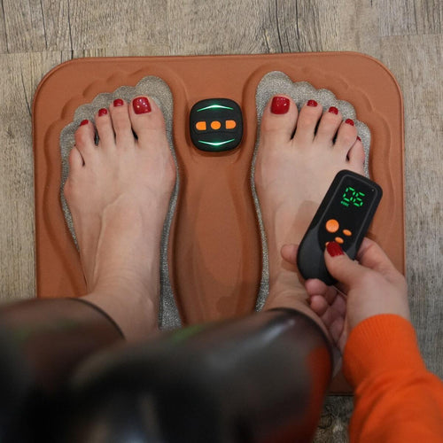 Massager de pied pour soulagement de la neuropathie avec technologie NMES