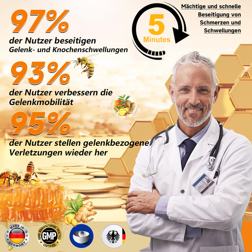 1+1 GRATUIT | BeeLixir™ | Crème au venin d'abeille | Pommade avec venin d'abeille, hyaluron et collagène