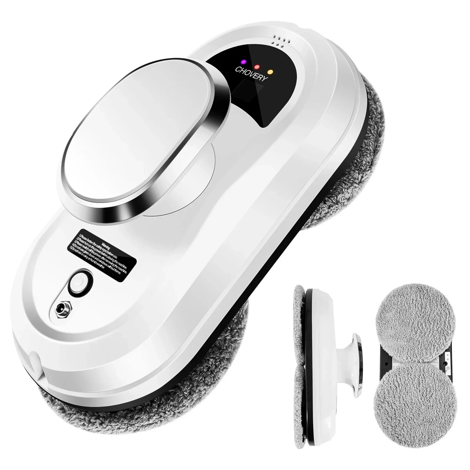 CleanBot Robot Nettoyeur de Fenêtres – Intelligent et Sans Mains avec Télécommande pour des Fenêtres Sans Rayures