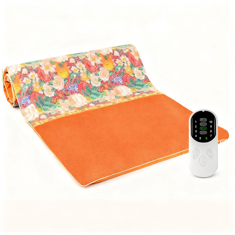 Tapis de chaleur électrique 150 × 60 cm – 10 niveaux de chaleur & Moxibustion
