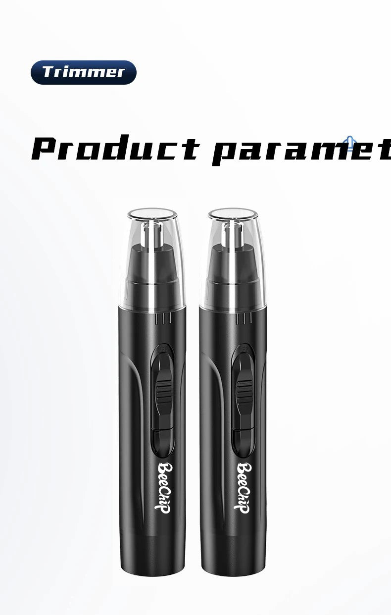 Rasoir professionnel pour les poils du nez et des oreilles sans douleur pour hommes et femmes – Rechargeable