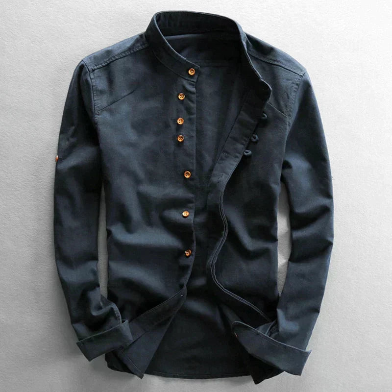 Chemise pour hommes automne 2026 - Design japonais traditionnel - Yuki