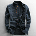 Chemise pour hommes automne 2026 - Design japonais traditionnel - Yuki