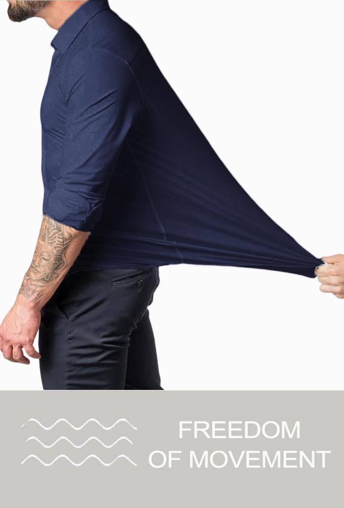 Chemise Slim-Fit pour Hommes pour le Printemps 2026 – Anti-Froissement – David