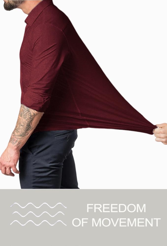 Chemise Slim-Fit pour Hommes pour le Printemps 2026 – Anti-Froissement – David