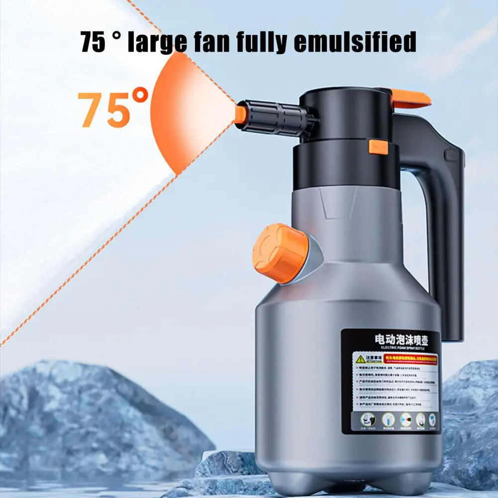 Bouteille de Spray Mousse avec Fonctionnement Électrique – Application Fluide