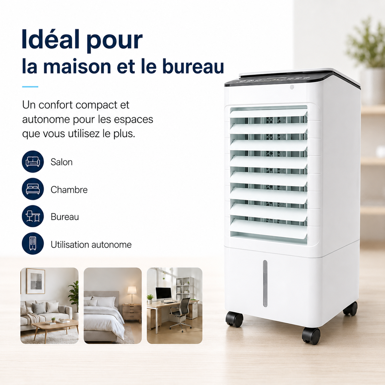 Climatiseur Portable Sans Fenêtre | Fraîcheur Instantanée